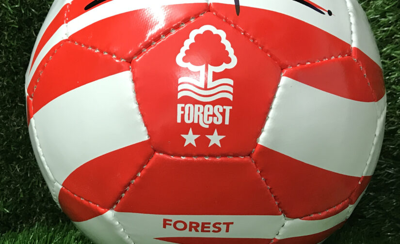 Nottingham Forrest Football personally signed by Stuart Pearce