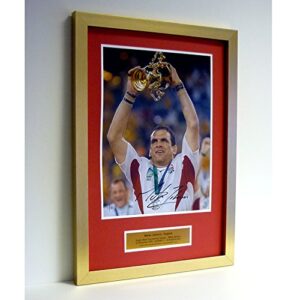 Martin Johnson – England – Signed & framed 2003 RWC presentation