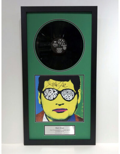 Black Grape Vinyl Album personally signed by Shaun Ryder