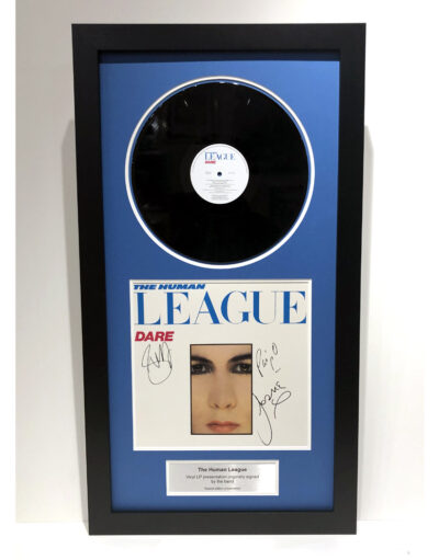 Human League Dare Vinyl Album Framed