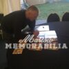 Happy Mondays Metal Sign personally signed by Sean Ryder, Bez & Rowetta - Image 4