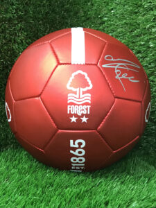 Nottingham Forrest Football signed by Stuart Pearce