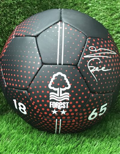 Nottingham Forrest Football personally signed by Stuart Pearce