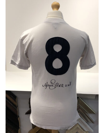 Jimmy Greaves signed retro Spurs shirt - unframed