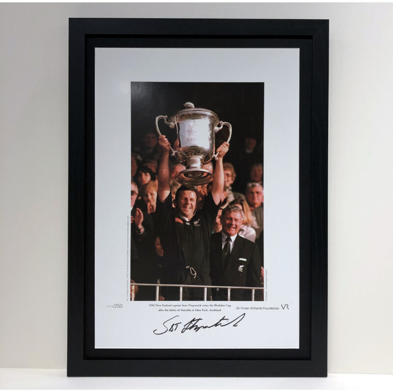 Sean Fitzpatrick - All Blacks - Signed & framed limited edition presentation