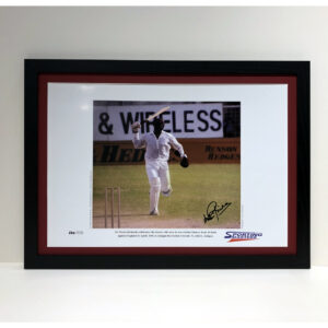Sir Viv Richards signed and framed limited edition presentation