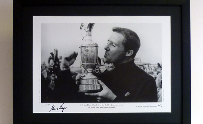 Gary Player – The Open – Signed and Framed limited edition presentation