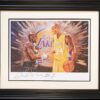 Floyd Mayweather signed Kobe Bryant 2020 tribute art print limited edition