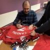 Eric Cantona Signed Manchester United Shirt Framed