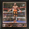 Floyd Mayweather signed framed canva
