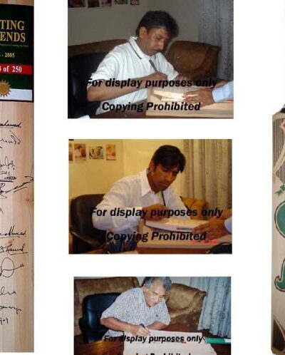 Pakistan – Limited Edition Bat signed by 12 Legends