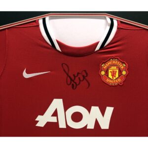 Manchester United Shirt signed by Paul Scholes Framed
