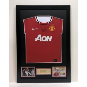 Manchester United Shirt signed by Paul Scholes Framed
