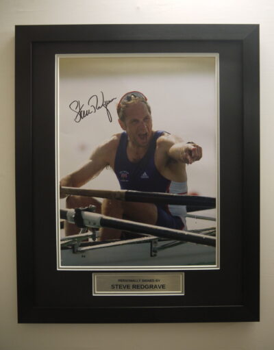 Steve Redgrave personally signed Picture Framed