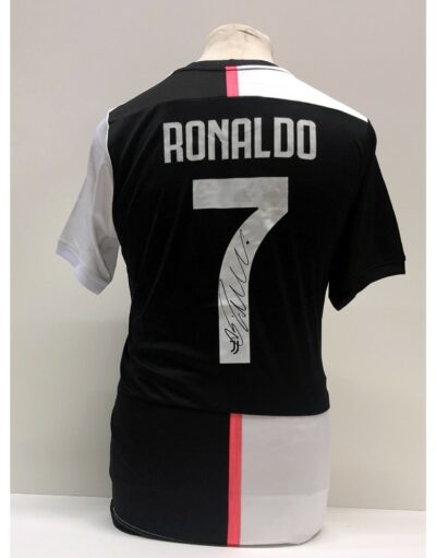 Cristiano Ronaldo signed Juventus Shirt 2019-2020 Unframed