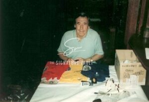 Pele & Gordon Banks Personally Signed Brazil & England Shirts in Dual Frame
