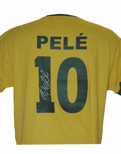 Brazil Shirt personally signed by Pele