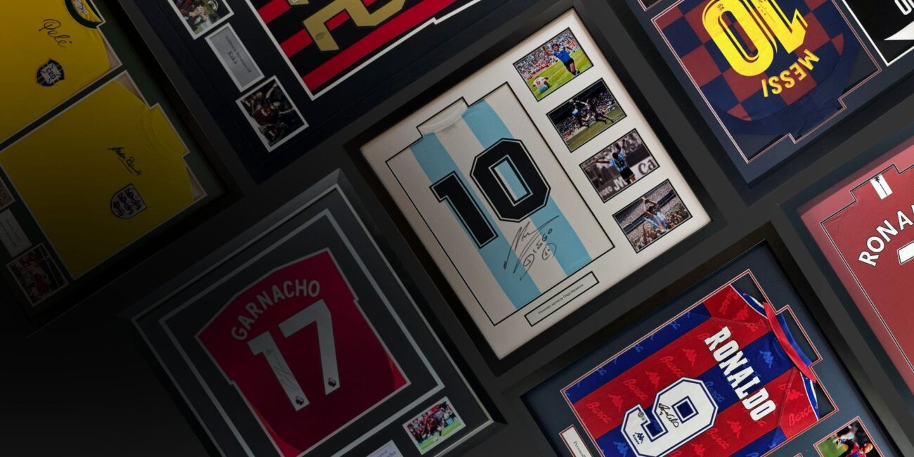 Signed Shirts from footballing legends