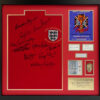 1966 England Shirt signed by 10 Players plus Bobby Moore Deluxe Frame - Image 2