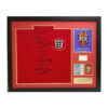 1966 England Shirt signed by 10 Players plus Bobby Moore Deluxe Frame