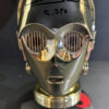Anthony Daniels Signed C-3PO Helmet in Display Case with Plaque - Image 2
