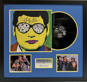Shaun Ryder Singed Black Grape Vinyl Album in Framed Presentation