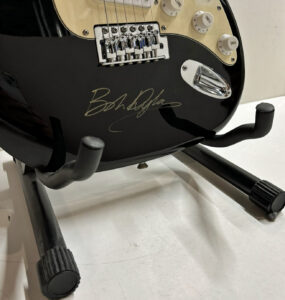 Bob Dylan Personally Signed Guitar
