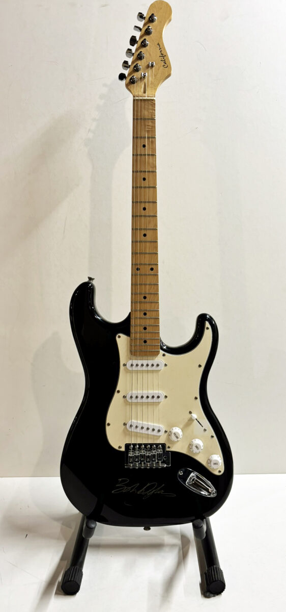 Bob Dylan Personally Signed Guitar