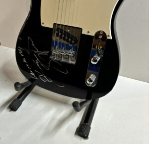 Bruce Spingsteen Personally Signed Guitar