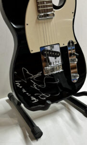 Bruce Spingsteen Personally Signed Guitar