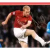 Manchester United 1999 Champions League Picture Signed by Paul Scholes Framed - Image 2