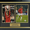 David Beckham Personally Signed Manchester United Photo in Framed Presentation Image F