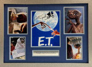 Steven Spielberg Personally Signed ET Framed Presentation