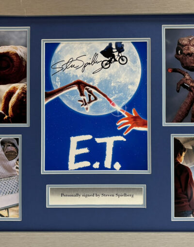 Steven Spielberg Personally Signed ET Framed Presentation