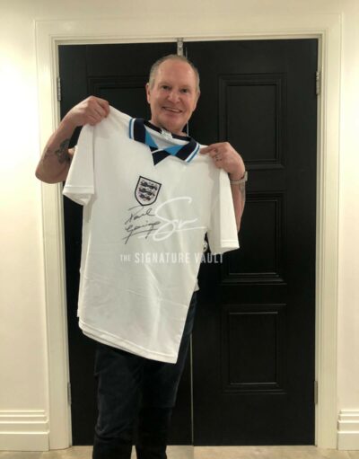 Paul Gascoigne England Euro 96 Signed Shirt Framed