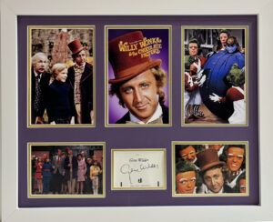 Gene Wilder Signed Willy Wonka Framed Presentation