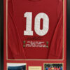Geoff Hurst Personally Signed England Shirt in Classic Frame