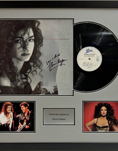 Gloria Estefan Signed Vinyl Album in Framed Presentation