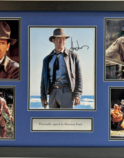 Harrison Ford Singed Indiana Jones Framed Presentation