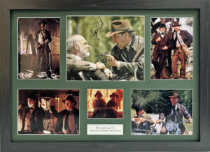Harrison Ford & Sean Connery Singed Indiana Jones Framed Presentation