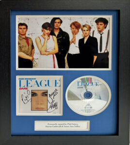 Human League Dare CD Album in Framed Presentation