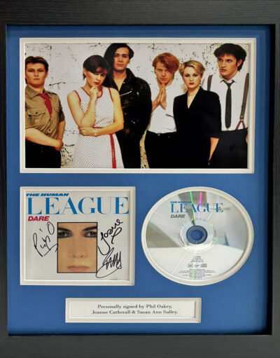 Human League Dare CD Album in Framed Presentation