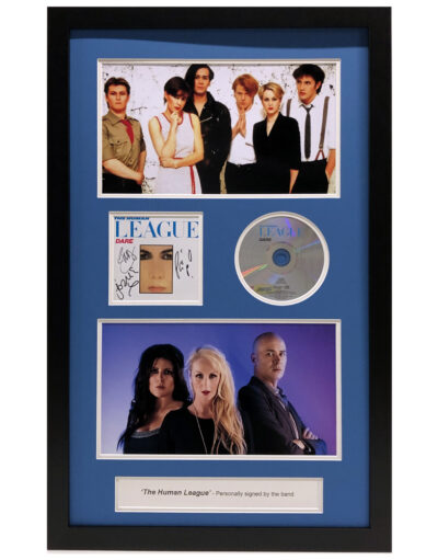 Human League Dare CD Album in Framed Presentation