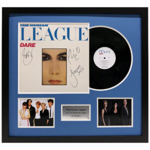 Human League Dare Vinyl Album in Framed Presentation