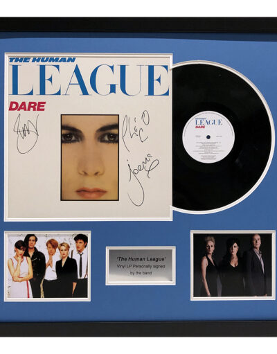 Human League Dare Vinyl Album in Framed Presentation