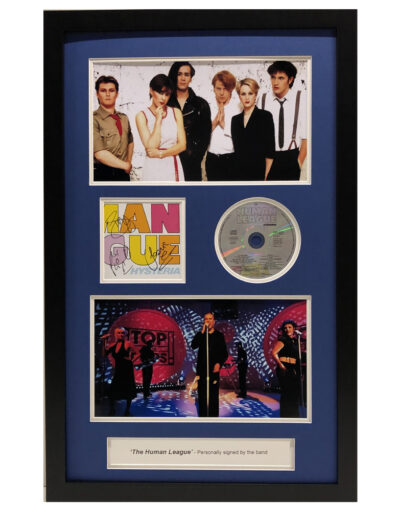 Human League Hysteria CD Album in Framed Presentation