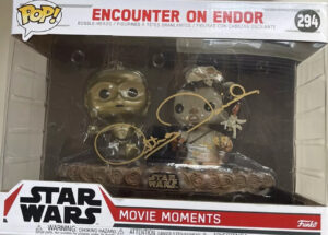 Anthony Daniels Signed C-3PO Star Wars Funko Pop Encounter On Endor