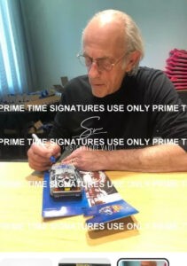 Christopher Lloyd Personally Signed Delorean Back to the Future