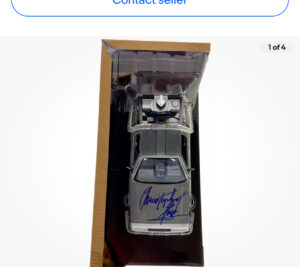 Christopher Lloyd Personally Signed Delorean Back to the Future
