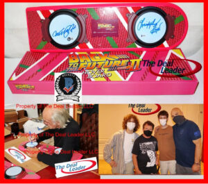 Michael J Fox & Christopher Lloyd Personally Signed Hover Board Back to the Future